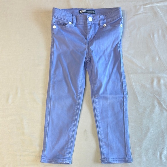 Levi’s - Purple Straight-Leg Sateen Leggings - Picture 1 of 5